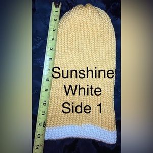 Double knit,reversible beanie